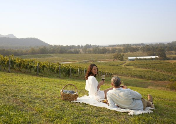 Wine tasting at Audrey Wilkinson in Pokolbin, Hunter Valley